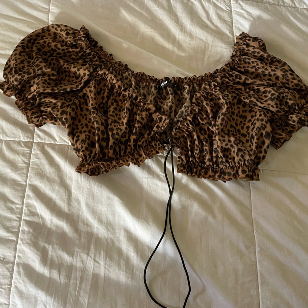 SHEIN crop blouse